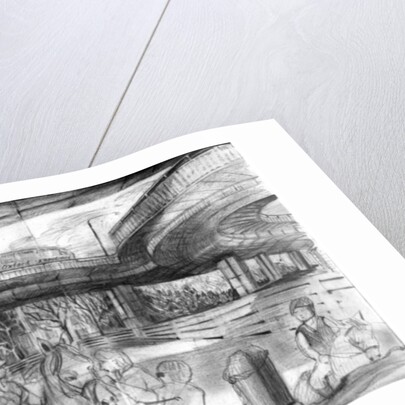 Horseriding under the Westway, 2009 by Mary Kuper