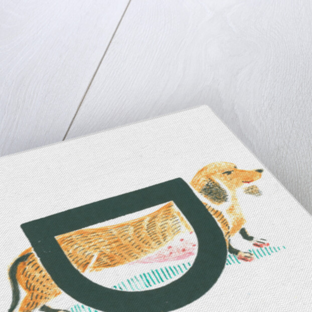 D is for dachshund, 2015 by Mary Kuper