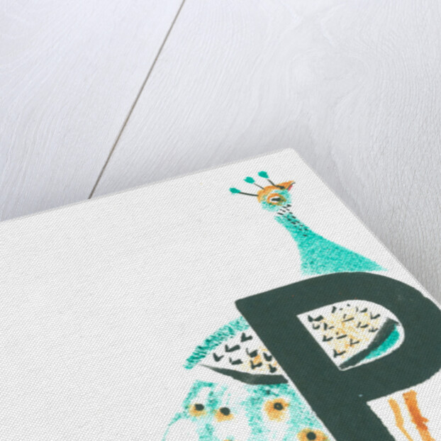 P is for peacock, 2015 by Mary Kuper