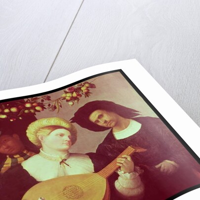 The Lute Player by Andrea Previtali