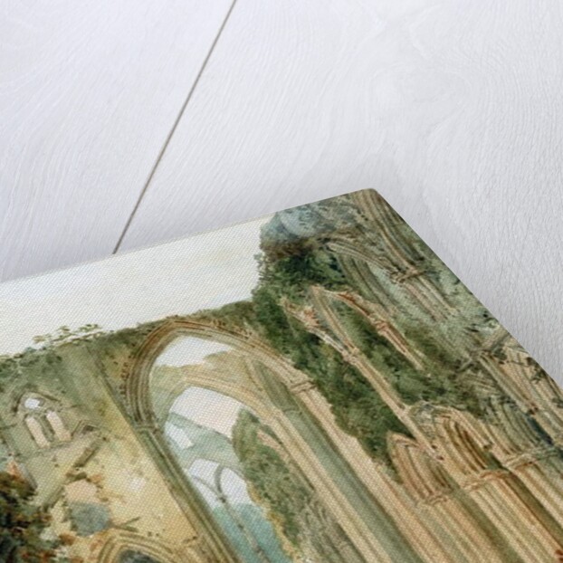 Interior of Tintern Abbey by Thomas Girtin