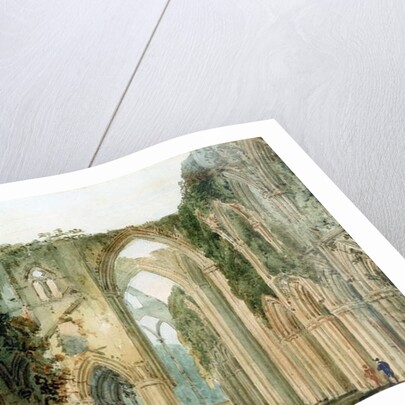 Interior of Tintern Abbey by Thomas Girtin