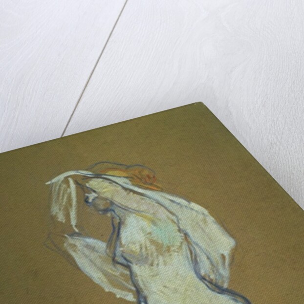 Woman Lifting her Shirt, 1896 by Henri de Toulouse-Lautrec