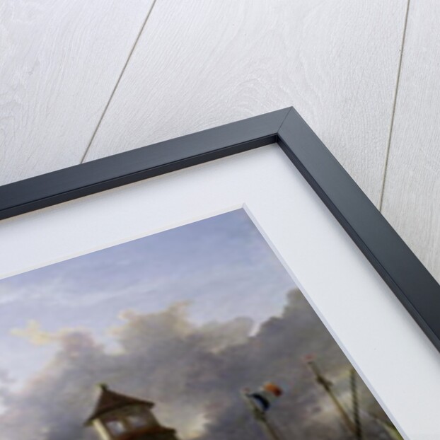 Boat by a Lighthouse, a Squall Going Off by Francis Danby
