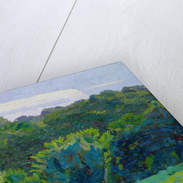 Landscape, Somerset, 1917 by Harold Gilman