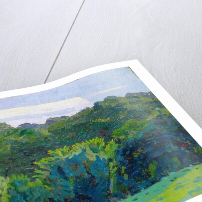 Landscape, Somerset, 1917 by Harold Gilman