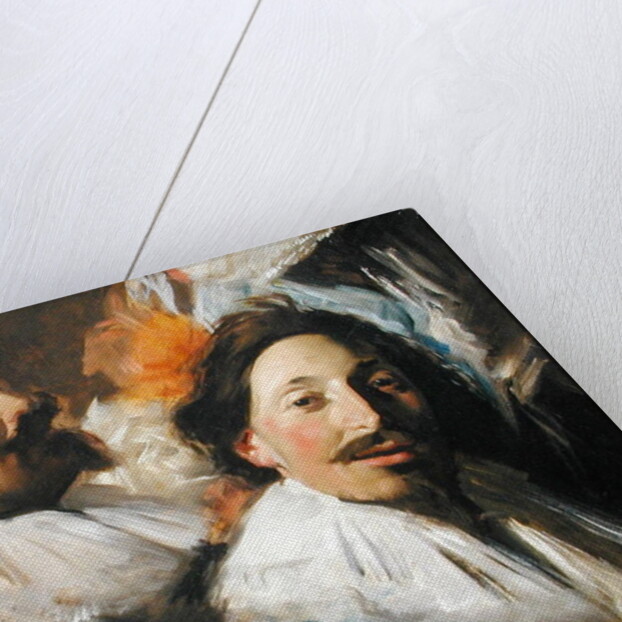 Two Heads from the Banquet of the Officers, 1880 by John Singer Sargent