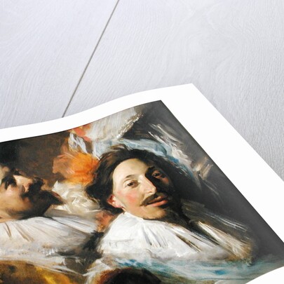 Two Heads from the Banquet of the Officers, 1880 by John Singer Sargent