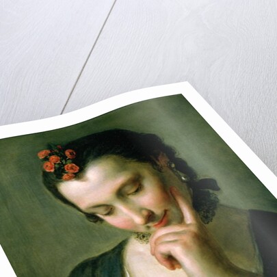 A Young Woman reading a Love Letter by Pietro Antonio Rotari