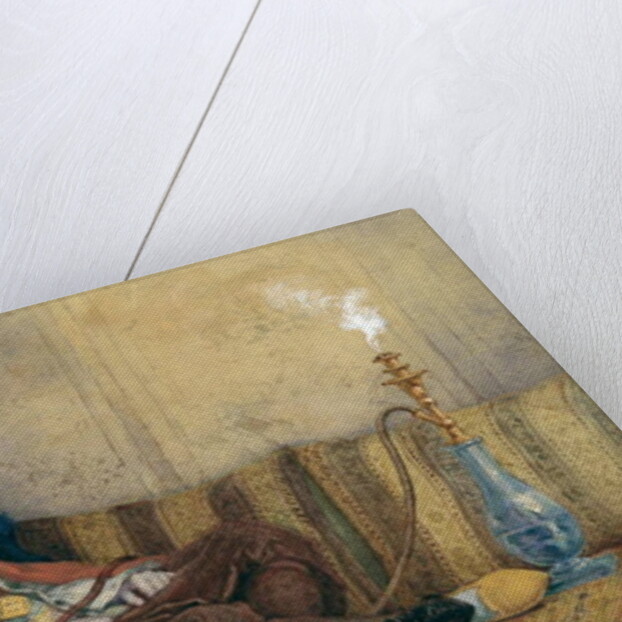 Portrait of Sir Thomas Philips in Eastern Costume, Reclining with a Hookah by Richard Dadd