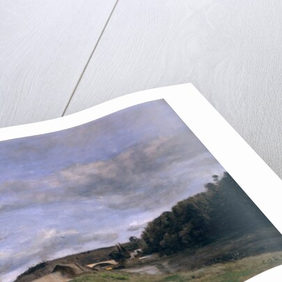 Landscape with Mother and Children by Jean Baptiste Camille Corot