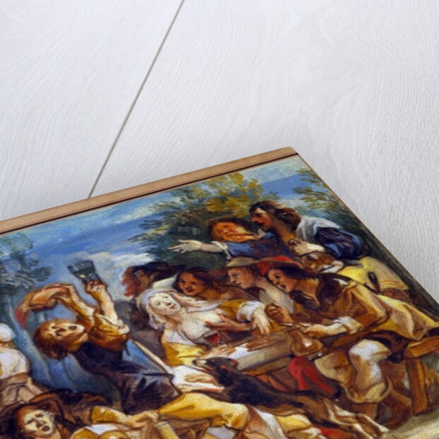 A Party Drinking Outside an Inn by Jacob Jordaens