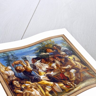 A Party Drinking Outside an Inn by Jacob Jordaens