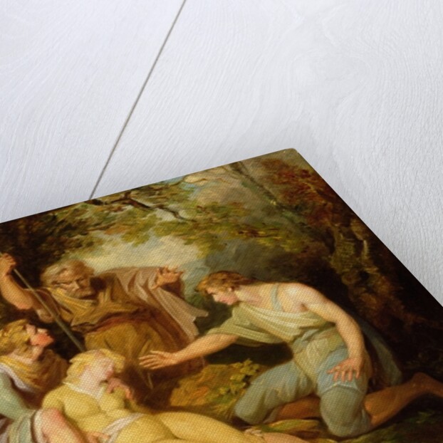 Scene ii Act IV from 'Cymbeline' by William Shakespeare by Henry Singleton