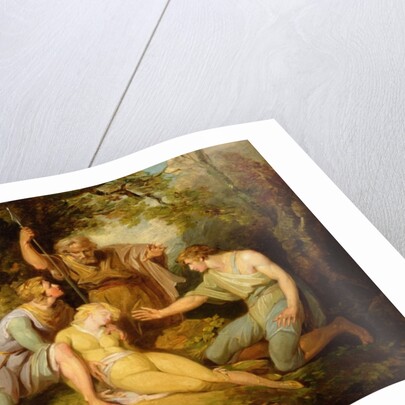 Scene ii Act IV from 'Cymbeline' by William Shakespeare by Henry Singleton