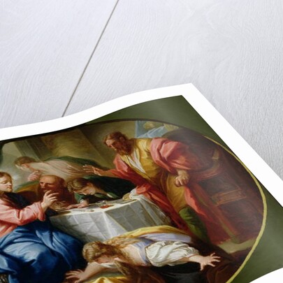 Christ and Mary Magdalene at the Banquet of Simon the Pharisee by Benedetto Luti