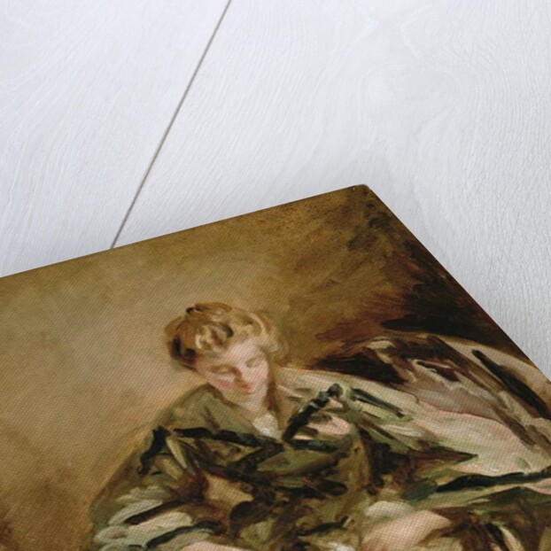 Girl with Cat by Philip Wilson Steer