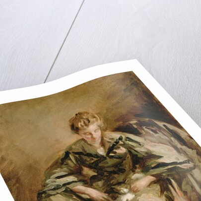 Girl with Cat by Philip Wilson Steer