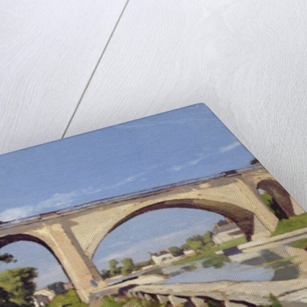 Le Pont Canal a Briare, 1888 by Henri-Joseph Harpignies