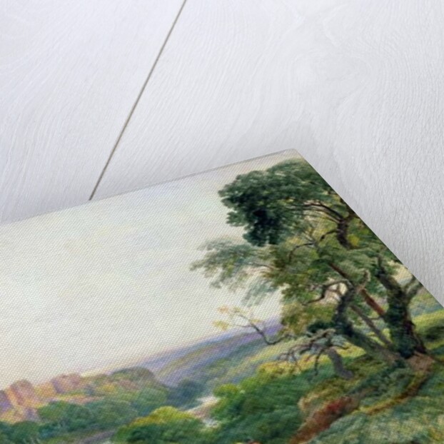 Goodrich Castle, called Barden Tower by Peter de Wint