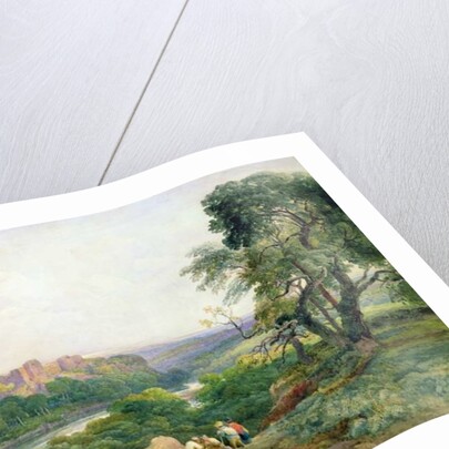 Goodrich Castle, called Barden Tower by Peter de Wint