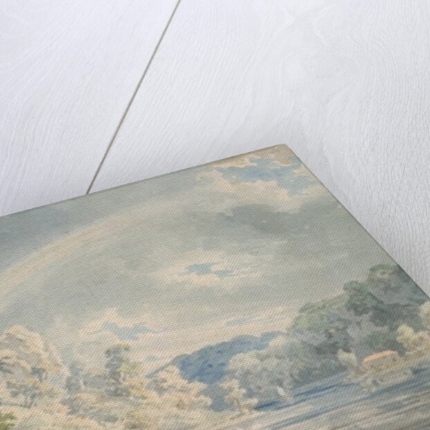 Scene near the New Weir, Monmouthshire by Thomas Girtin