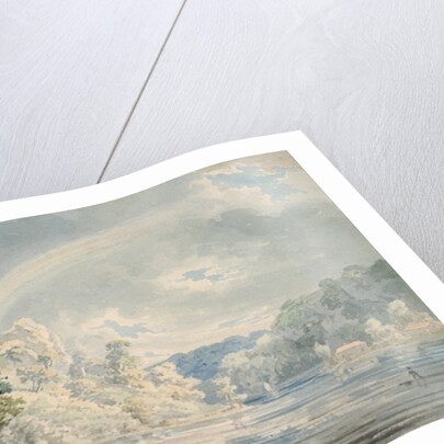 Scene near the New Weir, Monmouthshire by Thomas Girtin