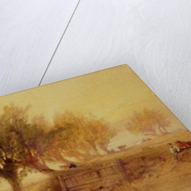 On the Norfolk Broads, Evening by Edward Duncan