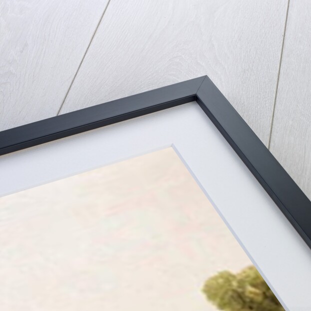 A Cornfield by a Backwater near a Village in the Thames Valley by Peter de Wint