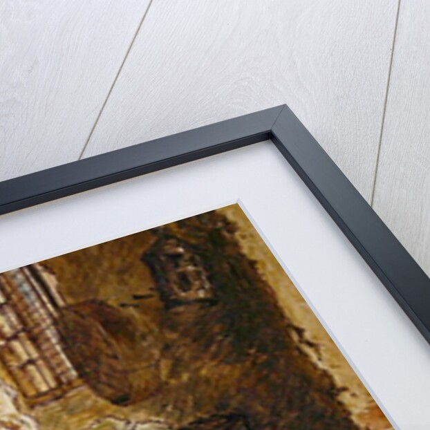 A Gardener in a Potting Shed with Pineapples and Various Vegetables by Alfred William Hunt