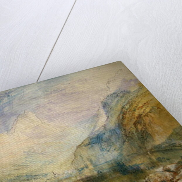 The Lauerzersee with Schwyz and the Mythen by Joseph Mallord William Turner