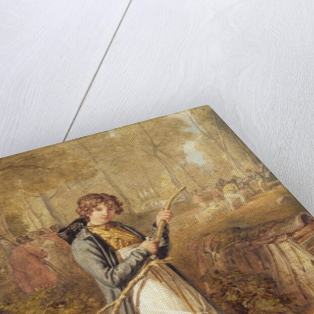 Barking Timber in Wychwood Forest by Joshua Cristall