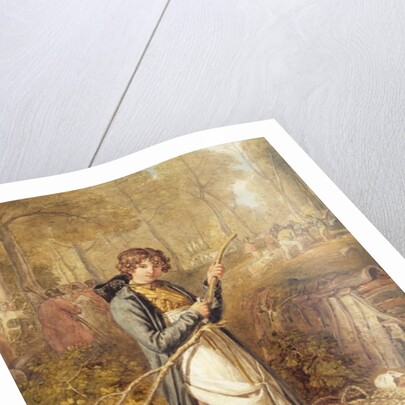 Barking Timber in Wychwood Forest by Joshua Cristall