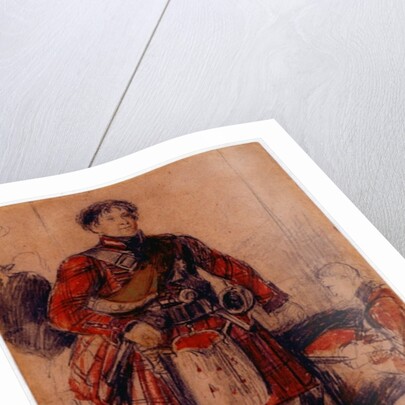 George IV in Highland Dress at the Palace of Holyrood, 1822 by David Wilkie