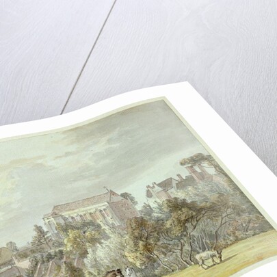 King John's Palace, Eltham - Retrieving a Kite, 1788 by Paul Sandby