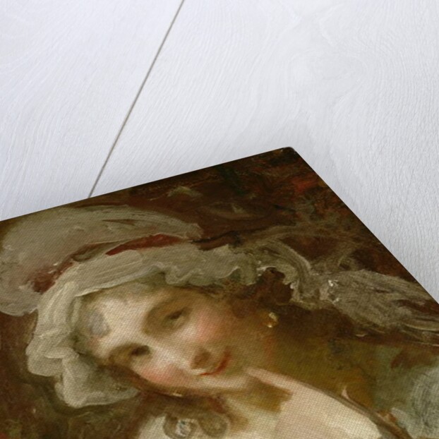 Study of a Smiling Young Woman by George Romney