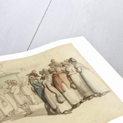 Newport Statute Fair by Thomas Rowlandson