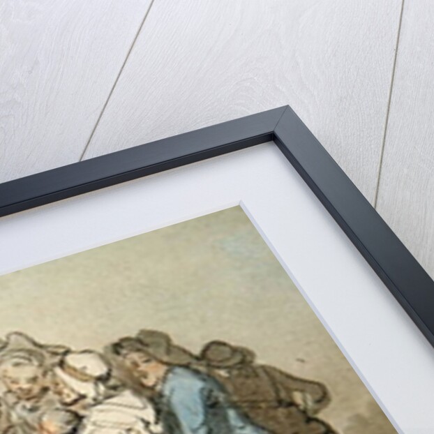 The Ballad Singer by Thomas Rowlandson