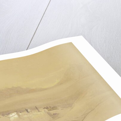 The Convent of St. Catherine, Mount Sinai, looking towards the Plain of the Encampment, 1839 by David Roberts