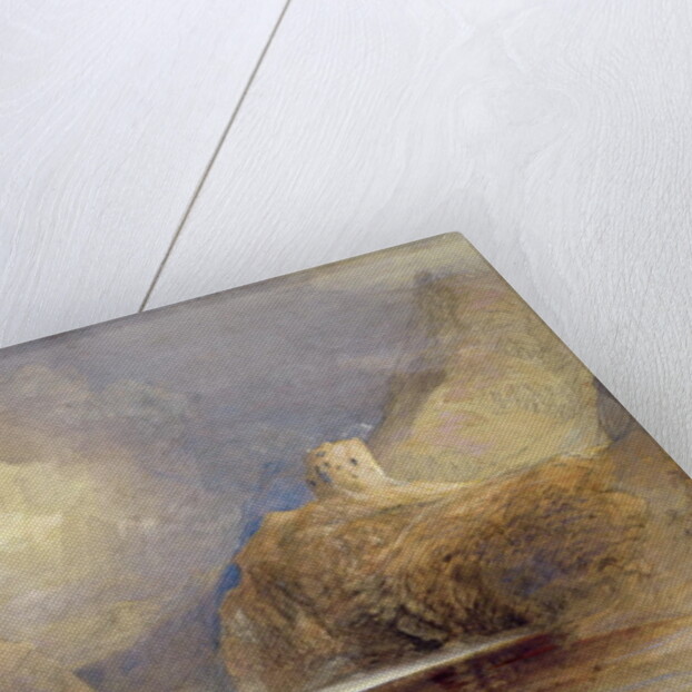 Dolbadern Castle, Llanberis, North Wales by Samuel Palmer