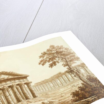 The Temple of Neptune and the Basilica at Paestum by Franz Kaisermaan