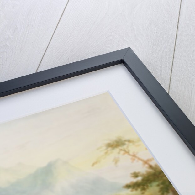 Extensive Landscape with Cattle Watering by Samuel Jackson