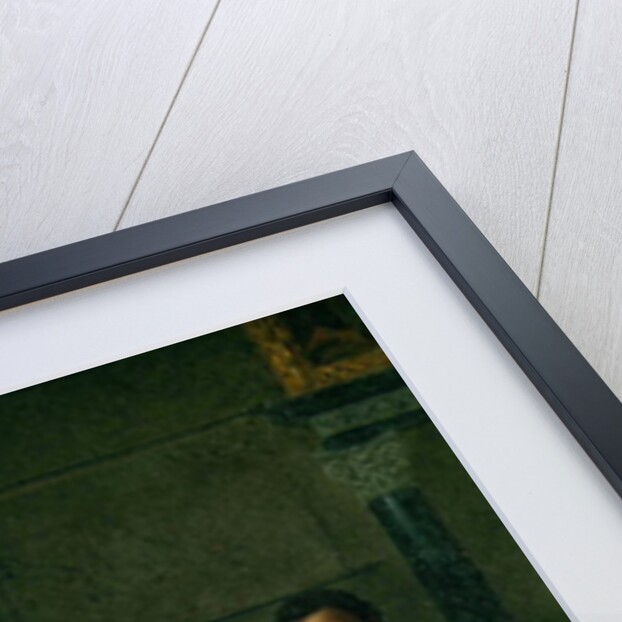 A Woman Reading a Letter with a Negro Page in Attendance, 1670 by Michiel van Musscher