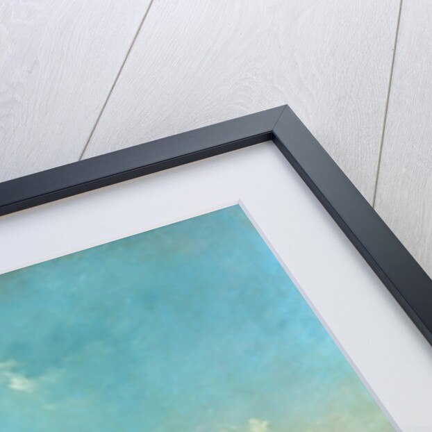 Obelisk beside the entrance to a walled harbour by Francesco Guardi