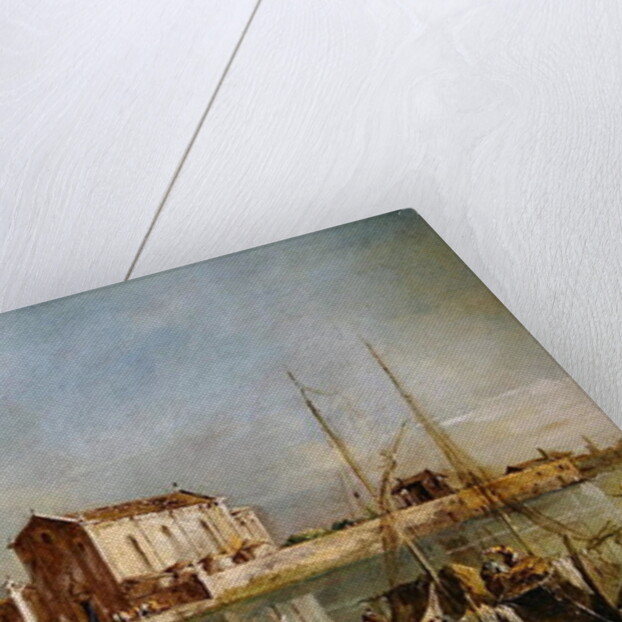 The Island of San Cristoforo della Pace, Murano by Francesco Guardi