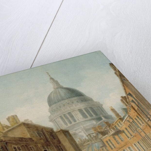 St. Paul's from St. Martin's le Grand by Thomas Girtin