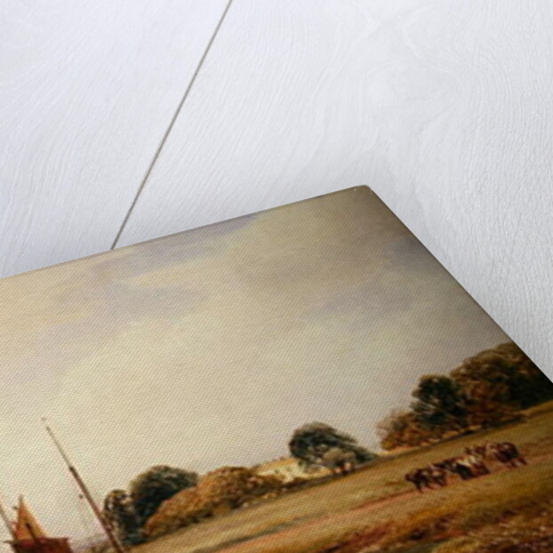 Langrick Ferry on the River Witham near Boston, Lincolnshire by Peter de Wint