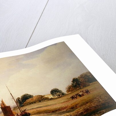 Langrick Ferry on the River Witham near Boston, Lincolnshire by Peter de Wint