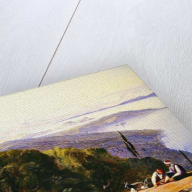 Corfu from the Hill of Gastouri, 1857-58 by Edward Lear