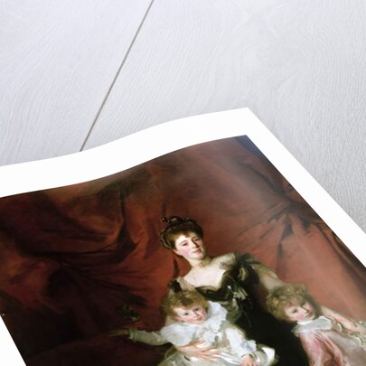 Mrs William Marshall Cazalet and two of her children, Edward and Victor, 1900 by John Singer Sargent